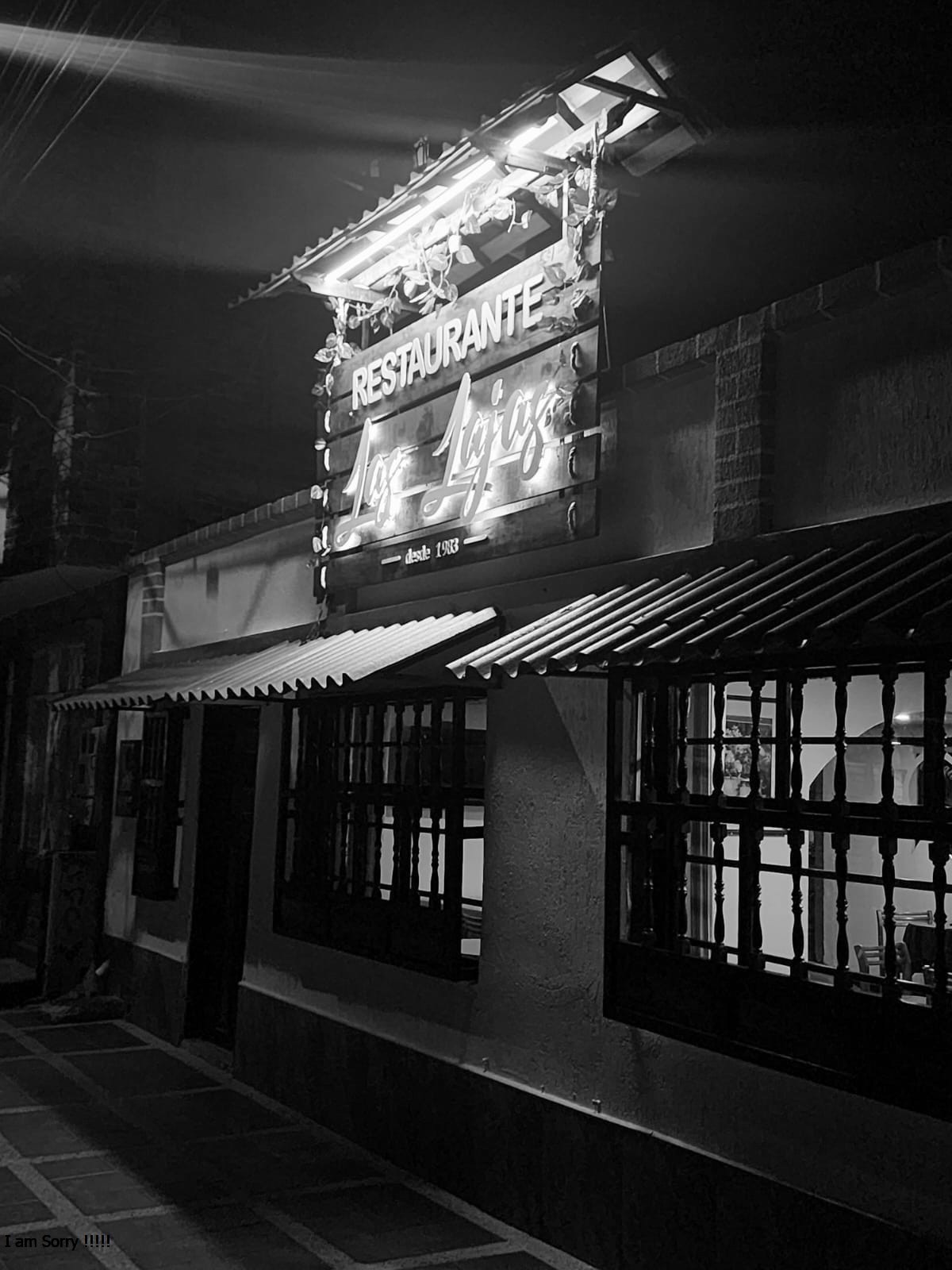 Fachada Restaurante Las Lajas Paipa